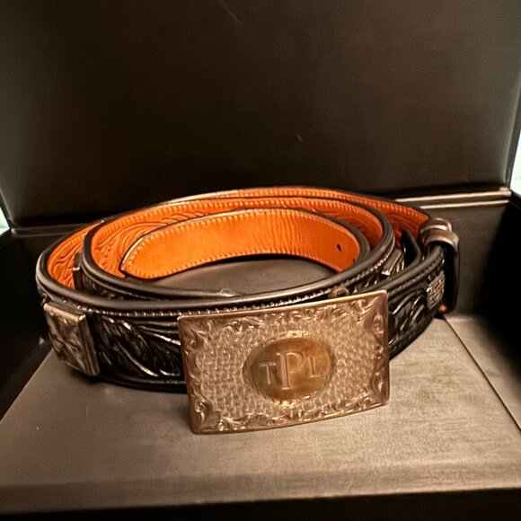 Clint Orms Custom Belt and Buckle size 32 - Picture 5 of 8